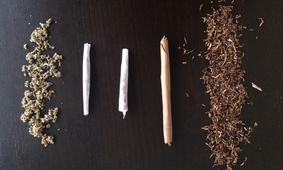 What is a spliff, and how does it differ from a joint